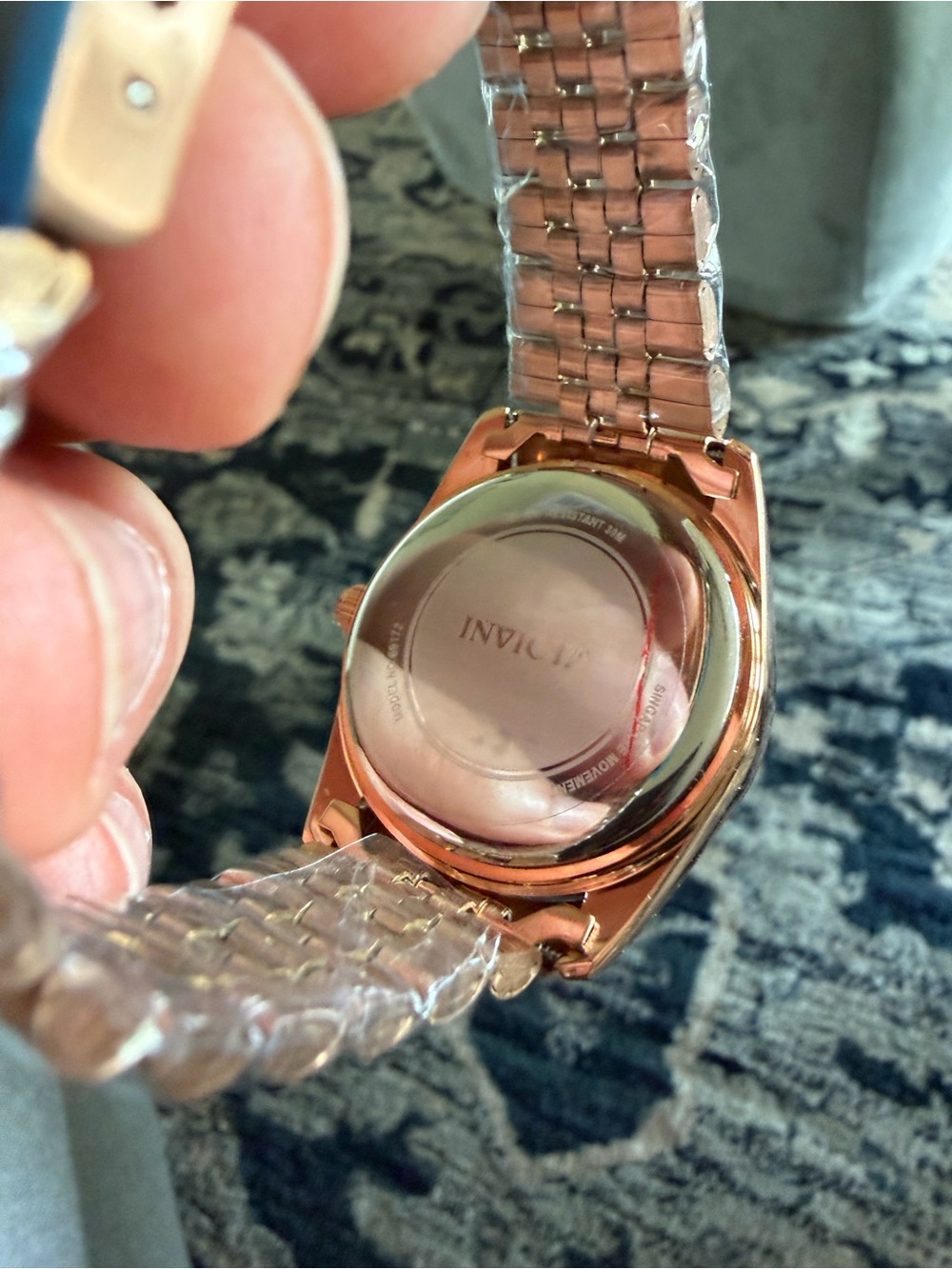 Invicta Rose Gold Tone Men’s Watch with Black Dial - Picture 5 of 5